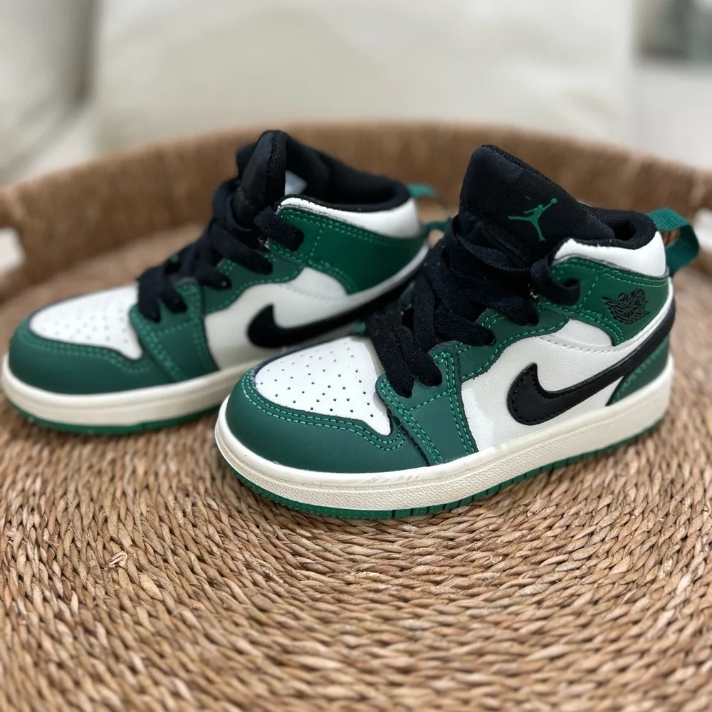 Air Jordan 10C Toddler Boy Mid SE TD 'Pine Green' - Picture 4 of 9